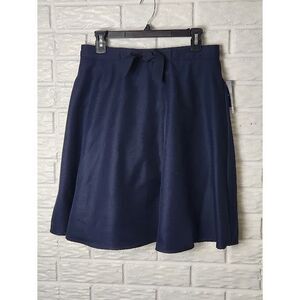 IZOD Girls skirt with briefs Approved Schoolwear Navy Blue NWT Size 16.5